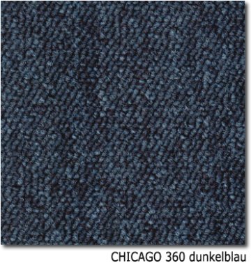 Teppichfliesen - CHICAGO - SL - Teppichfliese - Colour: 360 - dunkelblau