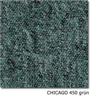 Teppichfliesen - CHICAGO - SL - Teppichfliese - Colour: 450 - grün