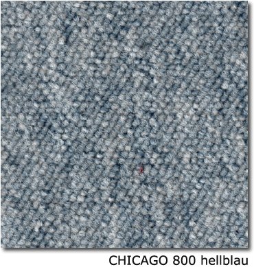 Teppichfliesen - CHICAGO - SL - Teppichfliese - Colour: 800 - hellblau