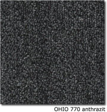 Teppichfliesen - OHIO - SL - Teppichfliese - Colour: 770 - anthrazit