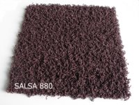 SALSA SL - Teppichfliese Format: 50 x 50 cm - Shag  /  Hochfloor Velours Teppichfliesen /  Langfloor Velours Teppichfliesen / selbstliegend