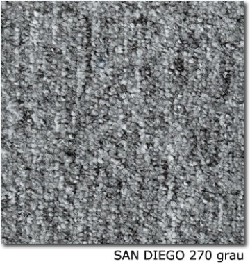 Teppichfliesen - SAN DIEGO - SL - Teppichfliese - Colour: 270 - grau