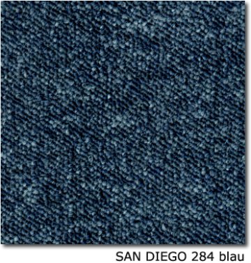 Teppichfliesen - SAN DIEGO - SL - Teppichfliese - Colour: 284 - blau