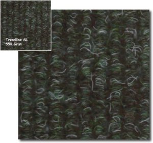 Teppichfliesen - TRENDLINE - SL - Teppichfliese - Colour: 550 grün 