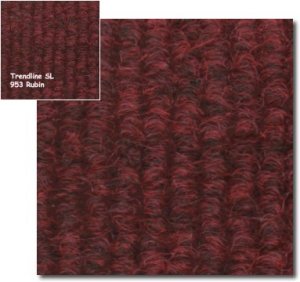 Teppichfliesen - TRENDLINE - SL - Teppichfliese - Colour: 953 rubin 